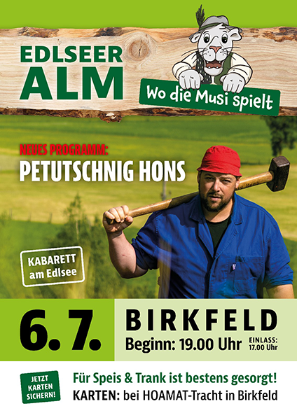 Petutschnig Hons auf der EDLSEER-Alm